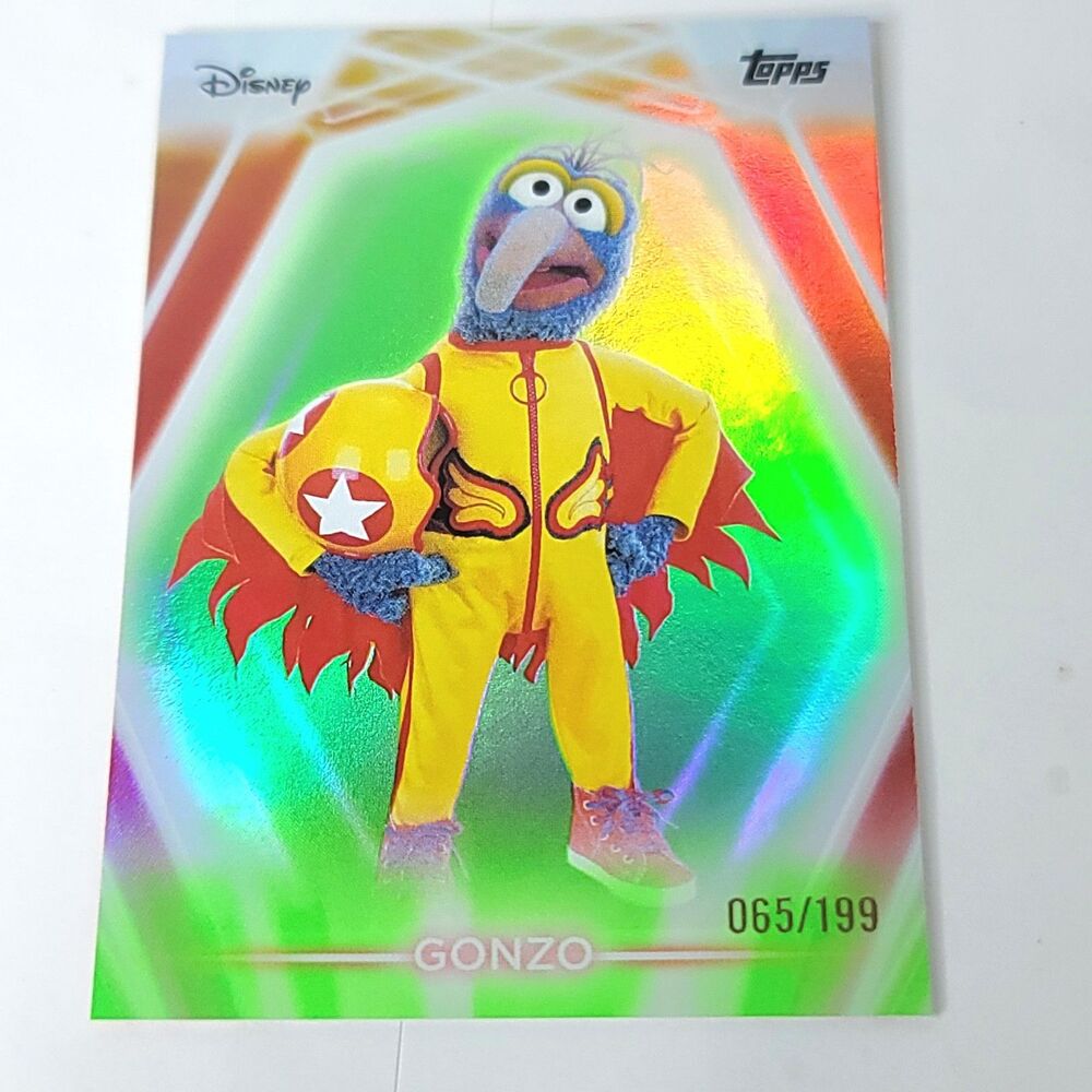 Gonzo Topps 2026 Disney Neon Holo Parallel Refractor Limited 065/199